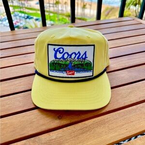 Coors Yellow Hat with Embroidered Logo
